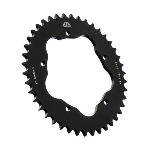 JT Rear Alloy Sprocket - 43T 520P - Black (760 or 770 adaptor required)