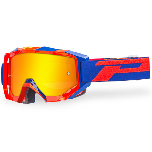 Progrip Venom 3200 Orange/Blue MX Goggles