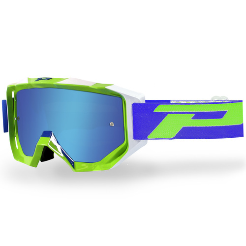 Progrip Venom 3200 Green/White MX Goggles