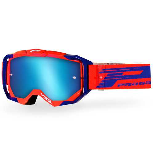 Progrip Vista 3303 Red/Blue MX Goggles