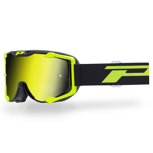 Progrip Menace 3404 Neon Yellow MX Goggles