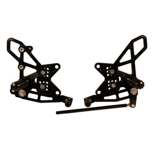 Vortex Rearsets (Black) - Kawasaki ZX-10R ('11-15 NON ABS ONLY)