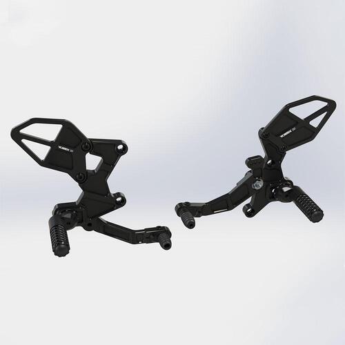 Vortex Rearsets (Black) - Kawasaki Ninja 400 ('18-24)