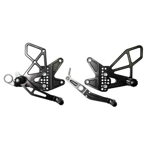 Vortex Rearsets (Black) - Yamaha R6 ('02 & '06-16)