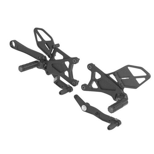 Vortex Rearsets (Black) - Yamaha V3 YZF-R6 ('06-23)