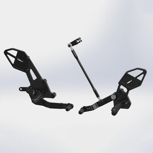 Vortex Rearsets (Black) - MT-07 ('18-21)