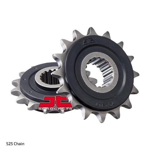 Front Sprocket - Steel W/-Rubber Cush 17T 525P