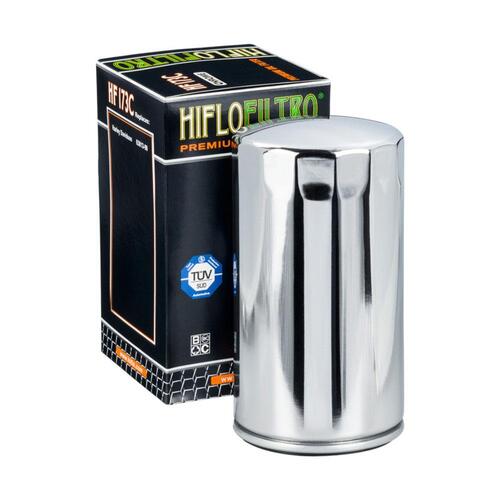 Hiflofiltro - Oil Filter HF173C Chrome