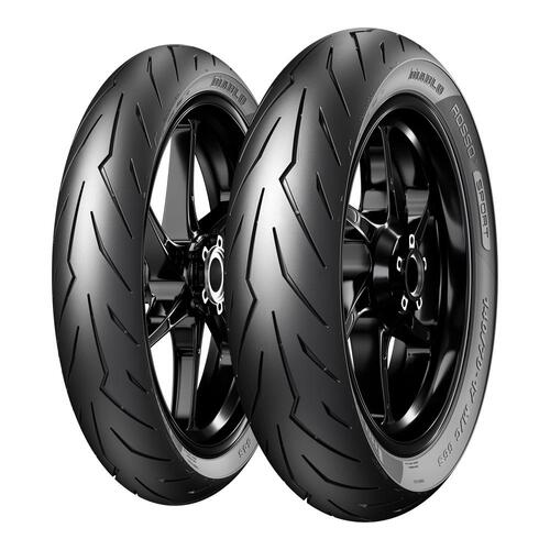 Pirelli Diablo Rosso Sport Front/Rear 80/90-17 M/C 44S Tubeless Tyre