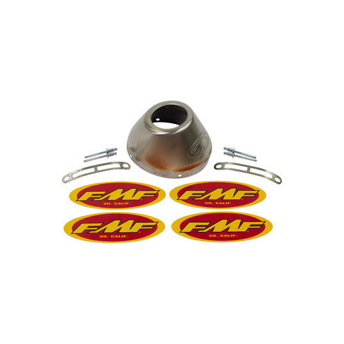 FMF Part 40635 - P-CORE 4/Q4/TI P-CORE S/S SLASH CUT REPLACEMENT REAR CONE CA