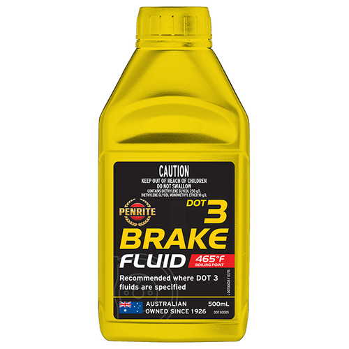 Penrite Brake Fluid Dot 3 500mL