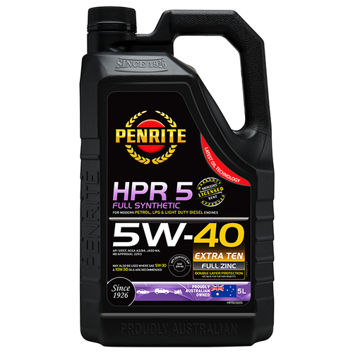 Penrite Hpr 5 5W-40 Full Synthetic 5 Litre