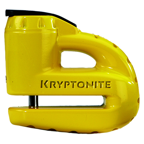 Keeper 5-S2 Disc Lock - Matte Yellow W/Reminder Cable