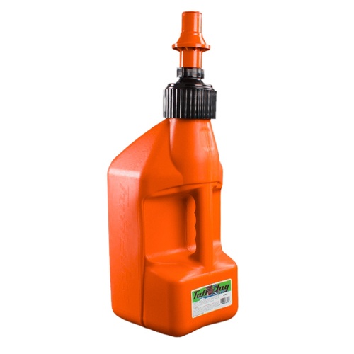 2.7 gal/10 Litre Orange Tuff Jug with Orange Ripper Cap