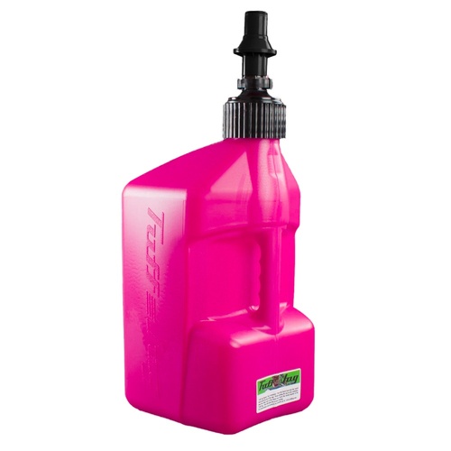 5 gal/20 Litre Pink Tuff Jug with Black Ripper Cap