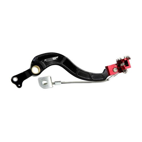 States MX Brake Pedal w/ Flex Tip - Suzuki - Red