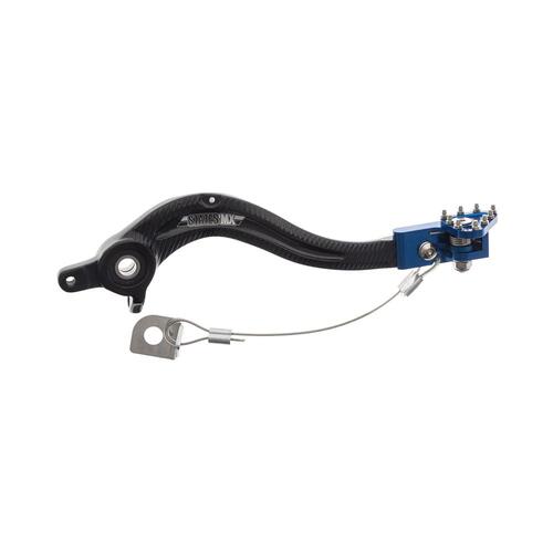 States MX Brake Pedal w/ Flex Tip - Husqvarna - Blue