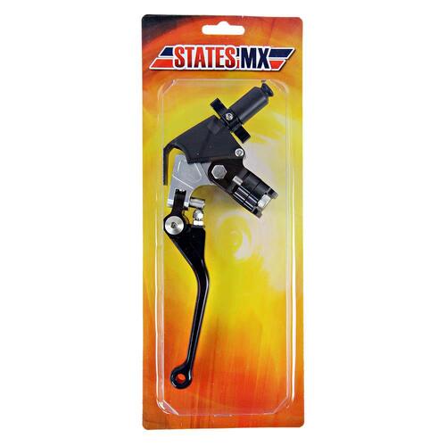 States MX Clutch Perch & Lever Assembly - Fold / Flex - Universal - Black