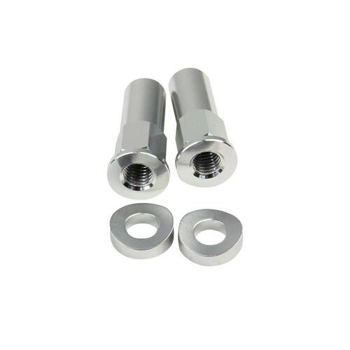 States MX Rim Lock Nut Kit - Silver