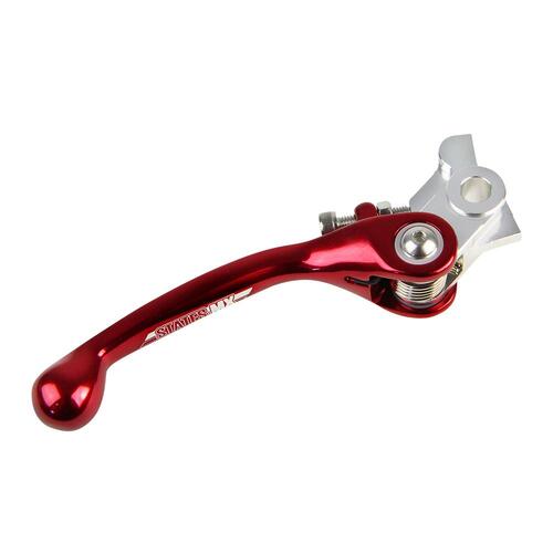 States MX Front Brake Lever - STD Flex - Honda - Red