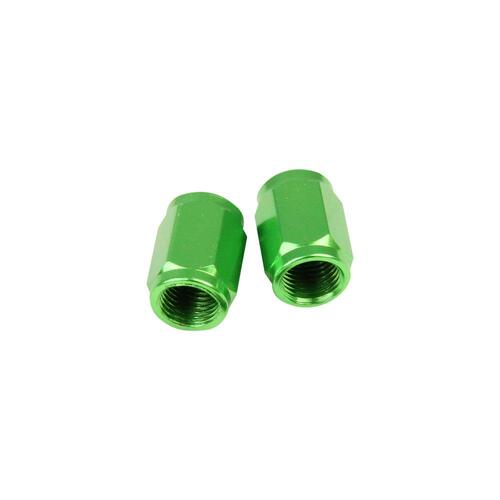 States MX Valve Caps - Green