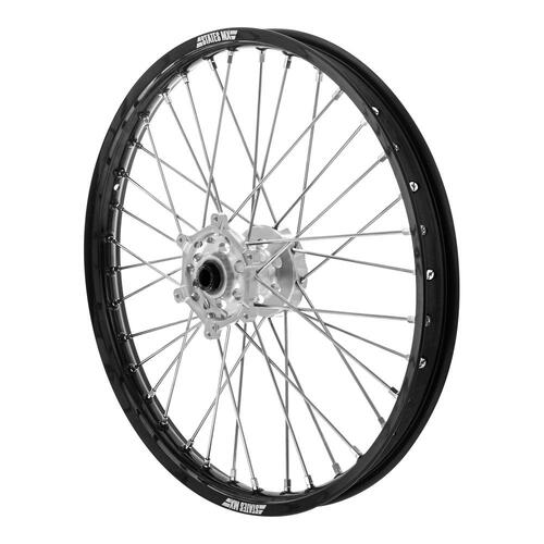 States MX Front Wheel 21 x 1.6 Honda CR/CRF ('02-) - Silver/Silver