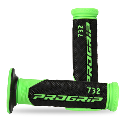 Progrip Green Dual Density 732 Closed Grips