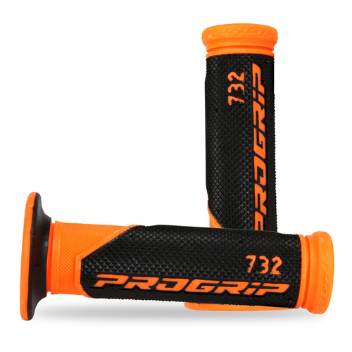 Progrip Orange Dual Density 732 Closed Grips