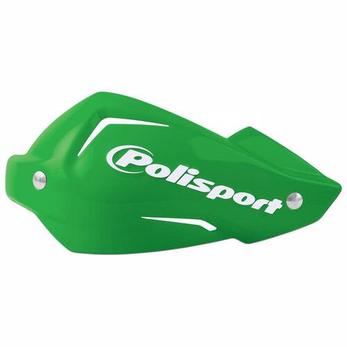 Polisport Touquet Handguards - Repl. Handguard Plastic & Bolt Kit - Green