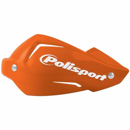 Polisport Touquet Handguards - Repl. Handguard Plastic & Bolt Kit - Orange