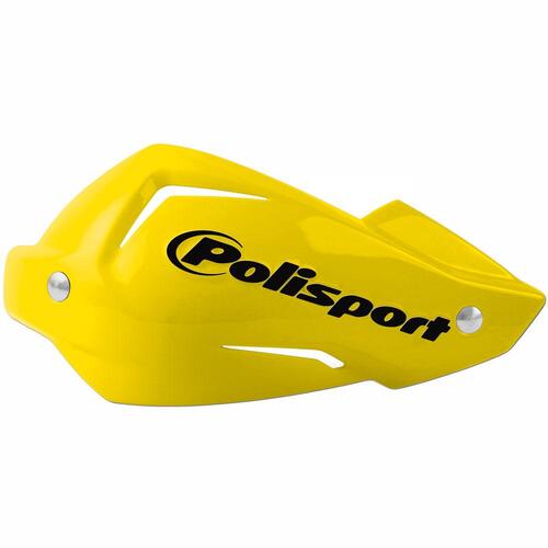 Polisport Touquet Handguards - Repl. Handguard Plastic & Bolt Kit - Yellow