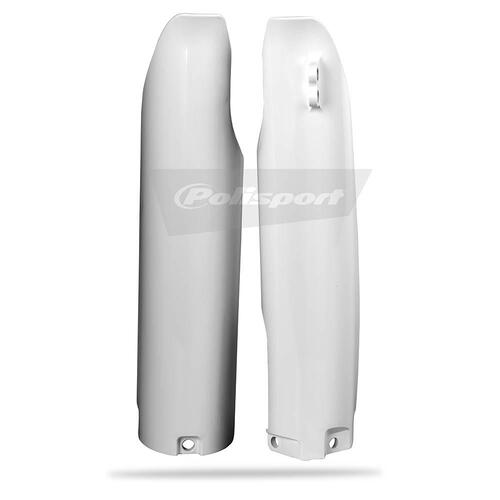 Polisport Fork Protectors - Yam YZ125/250, YZ250F/450F - White