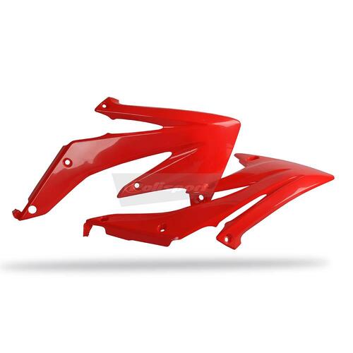 Polisport Radiator Shrouds - Hon CRF450R ('05-08) - Red