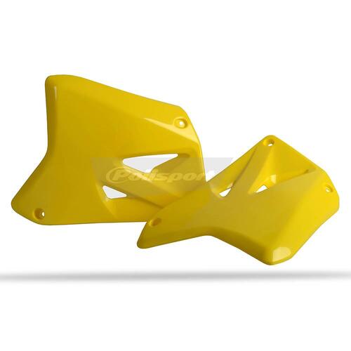 Polisport Radiator Shrouds - Suzuki RM125/250 ('99-00) - Yellow