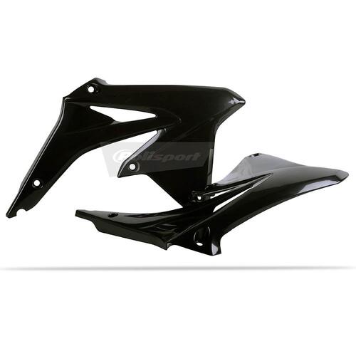 Polisport Radiator Shrouds - Suzuki RM-Z450 ('08-17) - Black