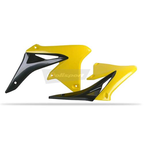 Polisport Radiator Shrouds - Suzuki RM-Z250 ('10-17) - Yellow