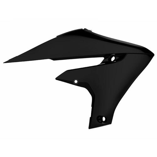 Polisport Radiator Shrouds - Yam YZ450F ('18) - Black