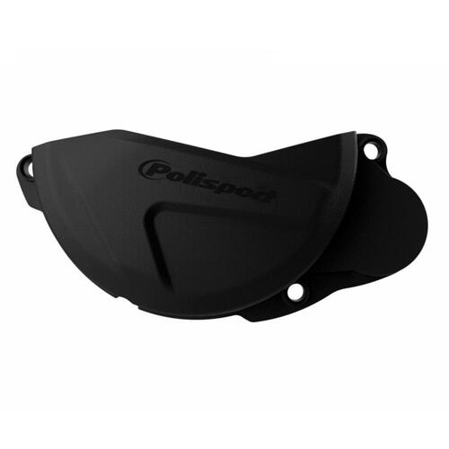 Polisport Clutch Cover - Protector - Yam YZ250F ('14-17) - Black