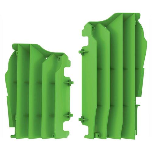 Polisport Radiator Louvers - Kaw KX450F ('16-18) - Green