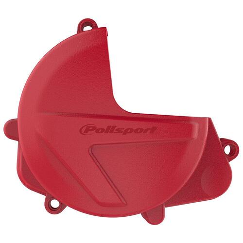 Polisport Clutch Cover Protector - Hon CRF450R ('17-18) - Red