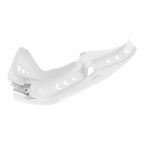 Polisport Fortress Skid Plate w/ Linkage Guard - KTM/Husq. - White