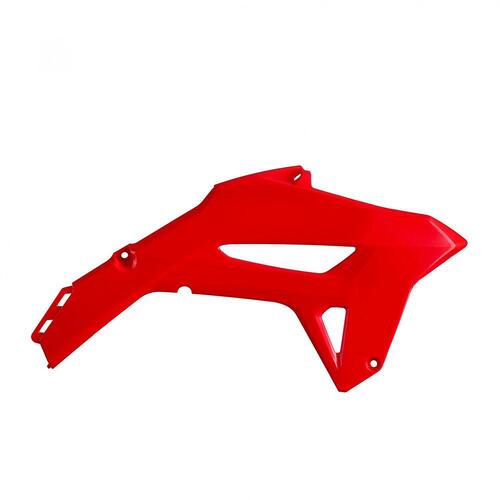 Polisport Radiator Scoops - Red (Pair) Hon