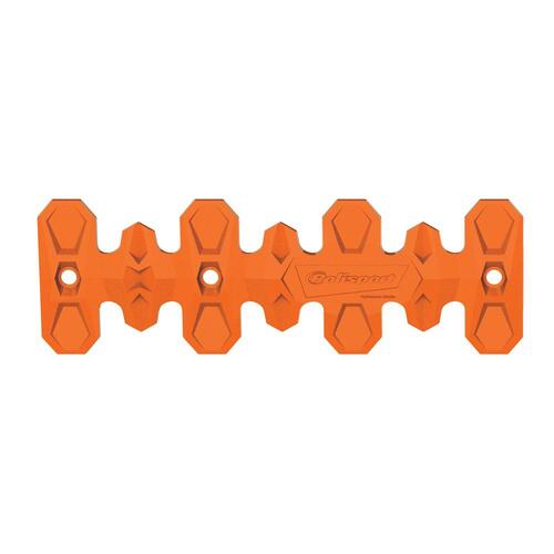 Polisport Armadillo 4T Head Pipe Guard - Short 22cm - Orange