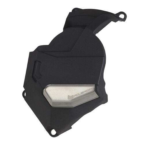 Polisport Clutch Cover Honda Africa Twin 1100 To Suit Dct ('20-24) - Blk/Sil