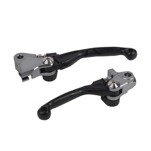 Polisport Folding Lever Set Honda Crf450R 21-22 - Black