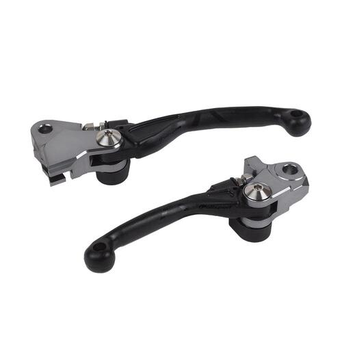 Polisport Folding Lever Set Husqvarna Te/Fe 19-22 - Black