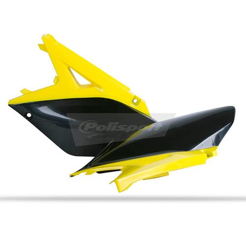 Polisport Side Covers - Suzuki RM-Z250 ('10-17) - Yellow/Black