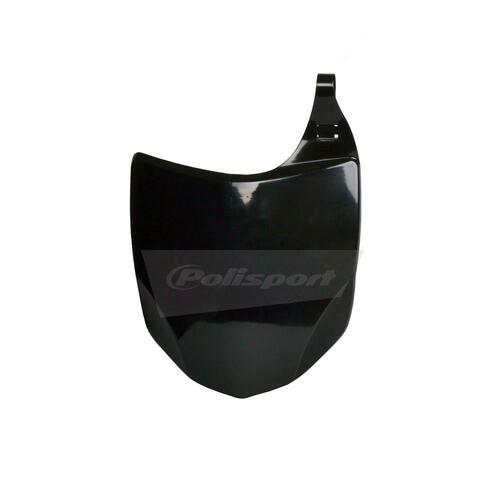 Polisport Front Number Plate - KX250F/450F ('09-12) - Black