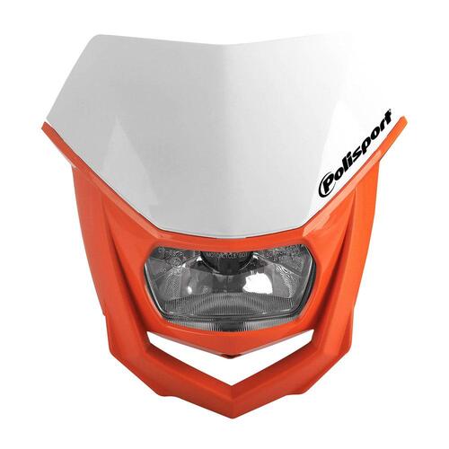 Polisport Halo Headlight - Orange/White