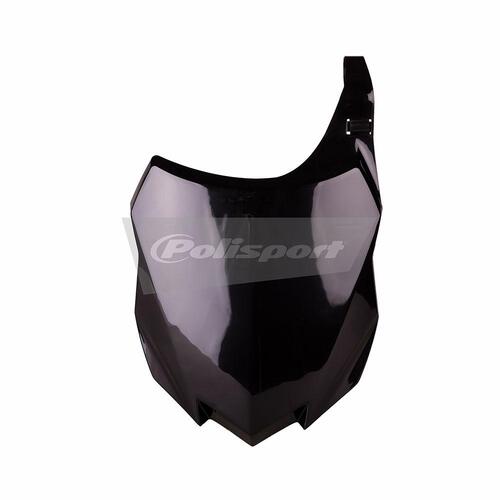 Polisport Front Number Plate - Kaw KX250F ('13-16), KX450F ('13-15) - Black